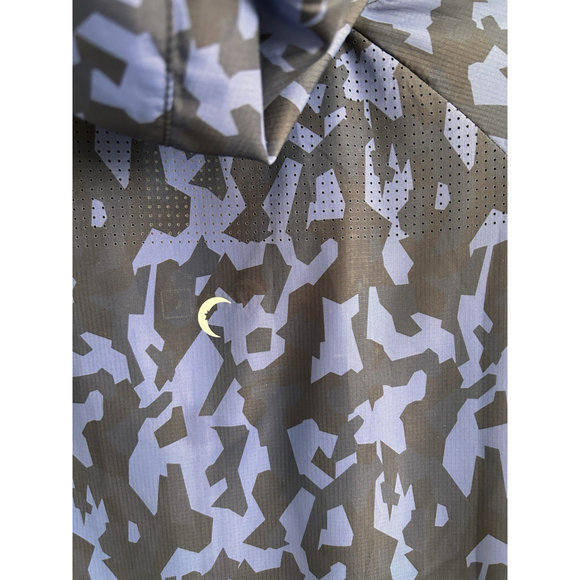 ZYIA ACTIVE Mens Black Blue Hooded Jacket L Ultra Lightweight - Picture 6 of 16